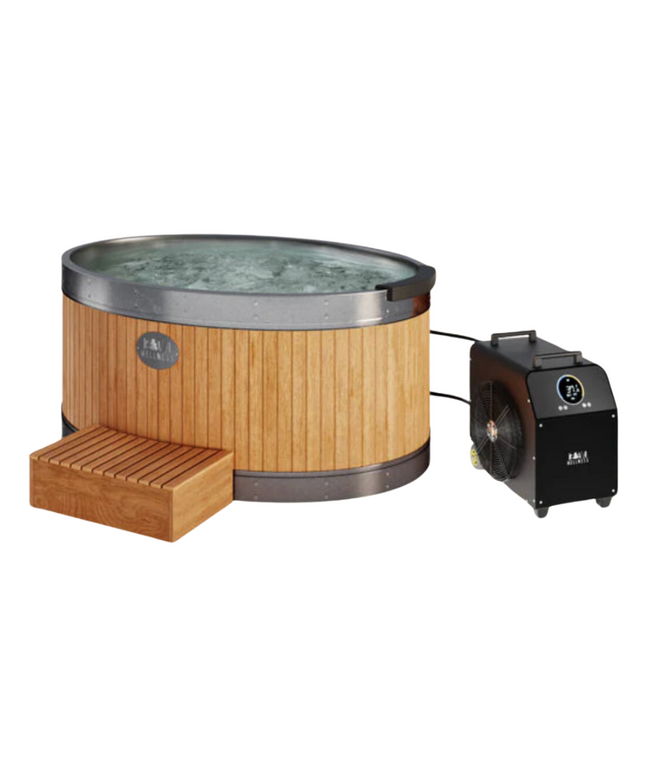 Kiva Energise Real Cedar Barrel Ice Bath